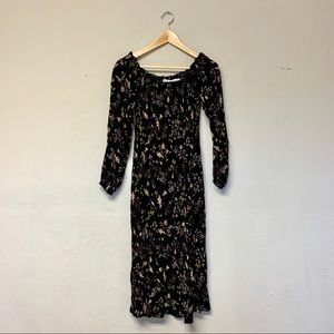 Kimchi Blue Black Floral Dress Size Small